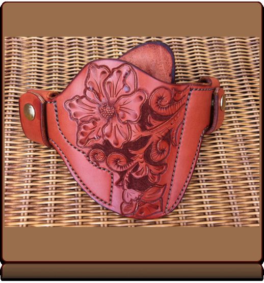 Soteria Floral 'Revolver-1' Custom Holster by Soteria Leather