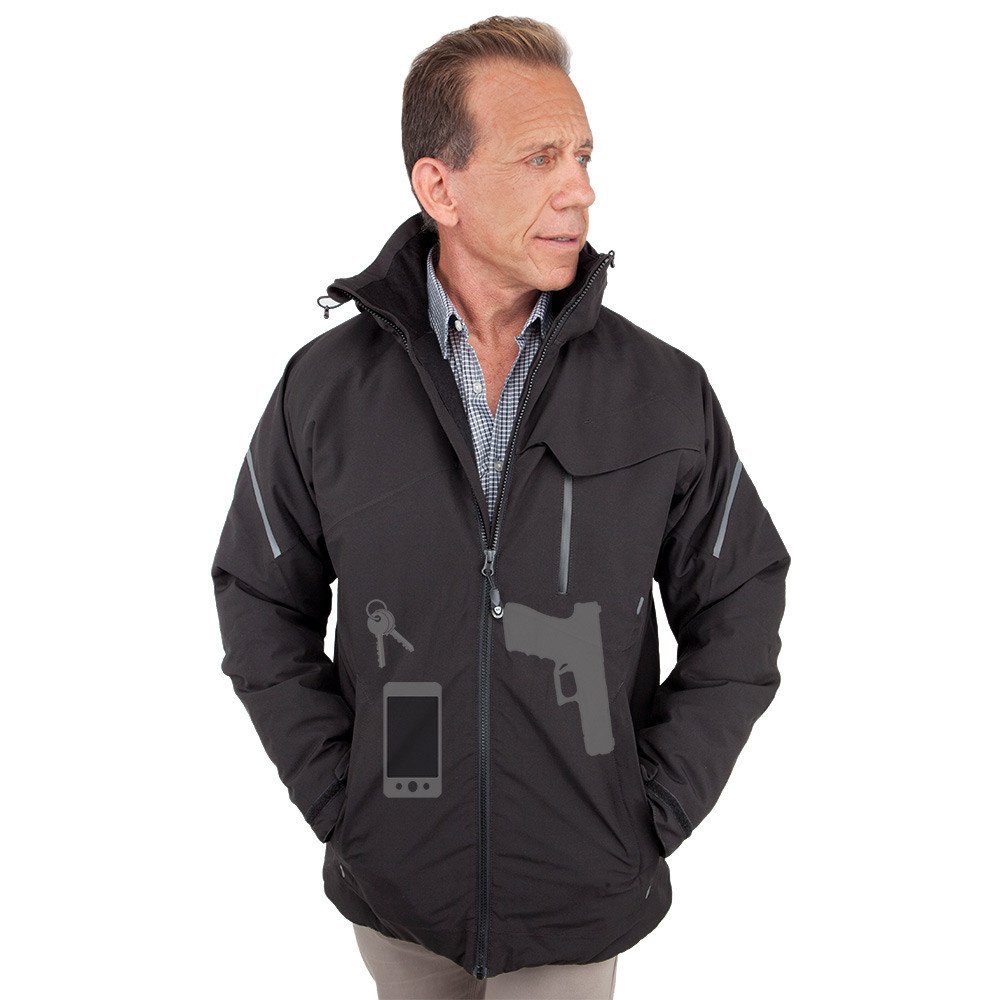 Concealed Carry Caliber Elite Parka for Men by UnderTech Undercover