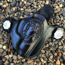 Horse Custom Engraved OWB Holster by Soteria Leather
