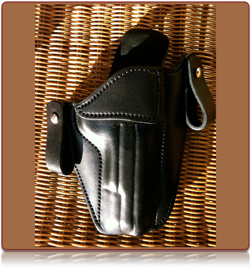 Kratos w/Chicago Screws Custom Holster by Soteria Leather