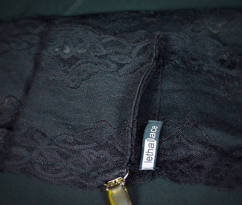 Black Lace Short Holster for Women by Lethal Lace