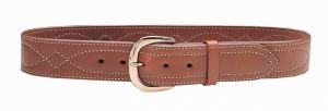 Fancy Stitched Leather Holster Belt by Galco - IS
