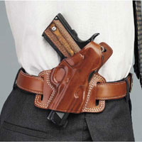 Silhouette High Ride OWB Leather Gun Holster by Galco