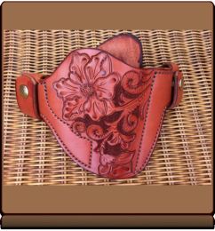 Soteria Floral 'Revolver-1' Custom Holster by Soteria Leather