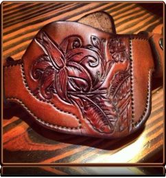 Soteria Floral 'Revolver-2' Custom Holster by Soteria Leather