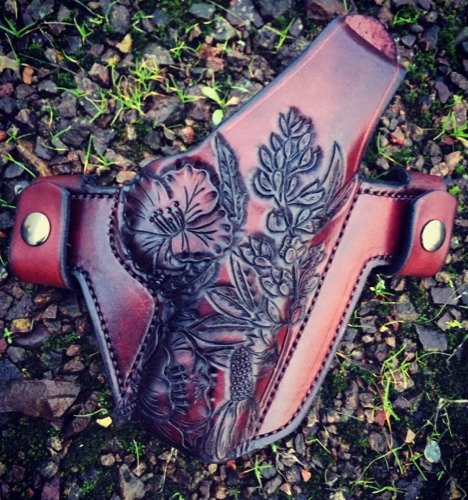 Soteria Floral 'Texas' Custom Holster by Soteria Leather