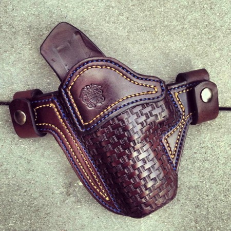USN Military Tribute OWB Holster by Soteria Leather